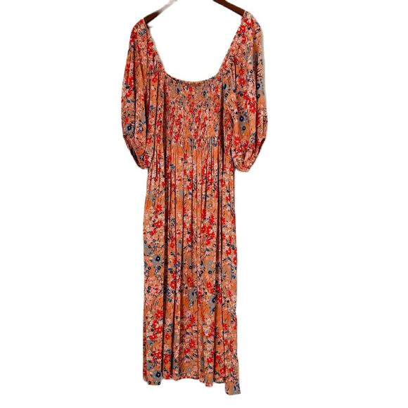 Jessica Simpson Dress Women 2X Canyon Sunset Blooming Pastures Midi Prairie NWT - Picture 2 of 11